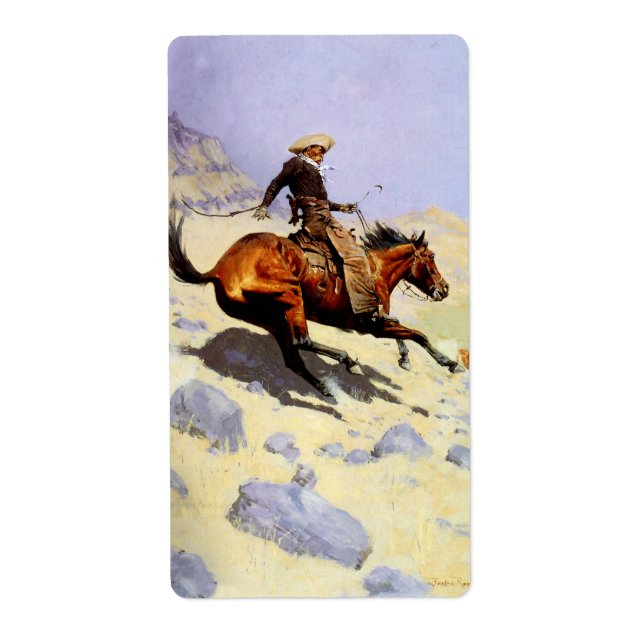 The Cowboy by Remington, Vintage Cavalry Military (Front)