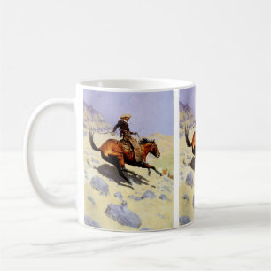 The Cowboy by Remington, Vintage Cavalry Military Coffee Mug