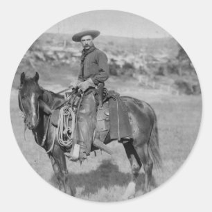 The Cowboy Classic Round Sticker