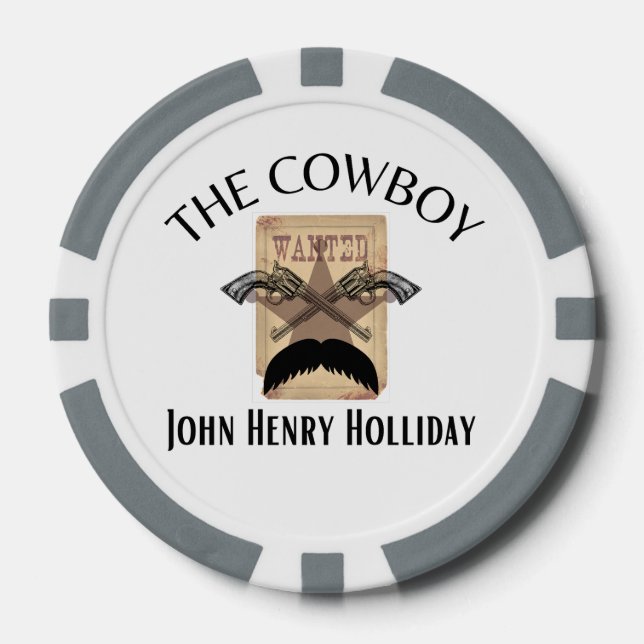 The Cowboy Poker Chips (Front)