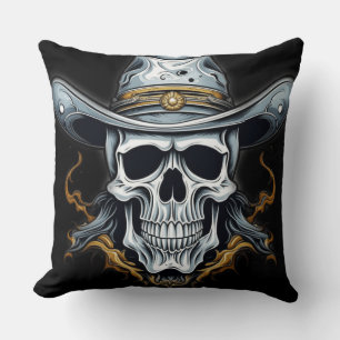 The Cowboy Skeleton Cushion