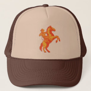 The cowboy  trucker hat