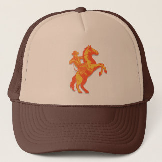 The cowboy  trucker hat