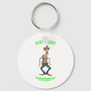 The cowboys way key ring