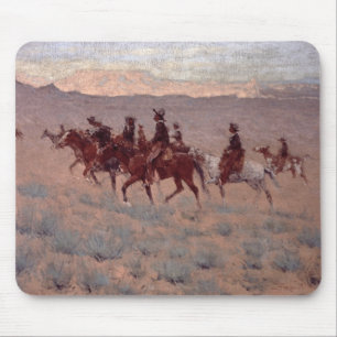 The Cowpunchers (w/c on paper) Mouse Pad