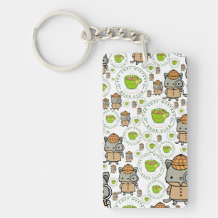 The Cozy Mystery Book Club Keychain