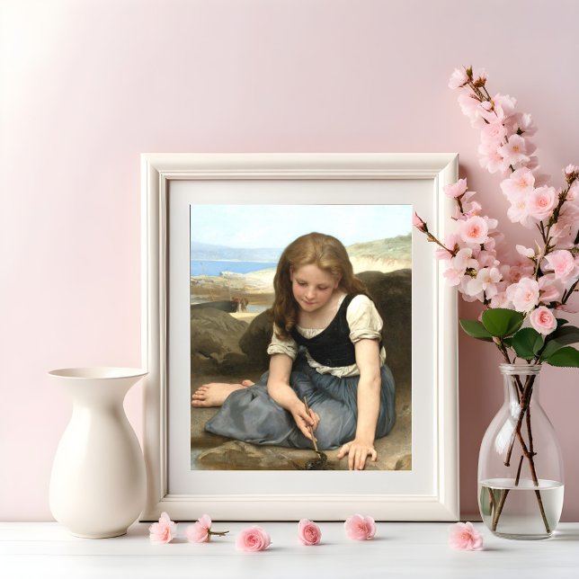 The crab by William Bouguereau Poster (Creator Uploaded)