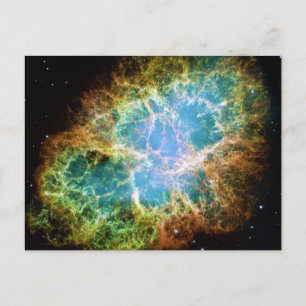The Crab Nebula from the Hubble Space Telescope Postcard