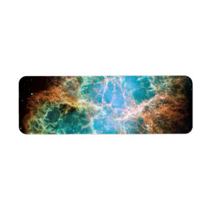 The Crab Nebula Return Address Label