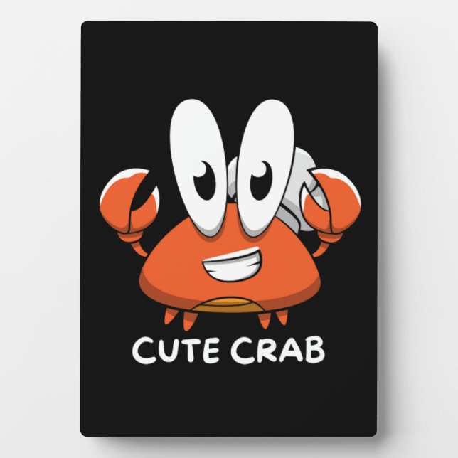 The Crabtastic Cutie Plaque (Front)