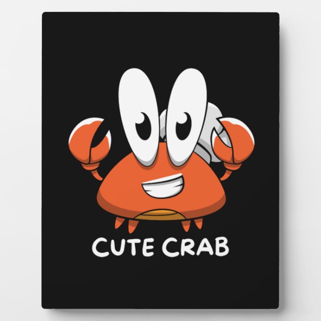 The Crabtastic Cutie Plaque (Front)