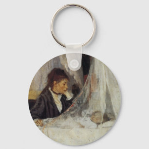 The Cradle by Berthe Morisot Key Ring