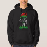 The Crafty Elf Funny Christmas Family Matching Gif Hoodie<br><div class="desc">The Crafty Elf Funny Christmas Family Matching Gifts Xmas</div>