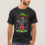 The Crafty Elf Funny Xmas Elf Matching Family Chri T-Shirt<br><div class="desc">The Crafty Elf Funny Xmas Elf Matching Family Christmas</div>