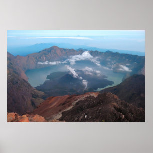 The Crater of Rinjani Poster