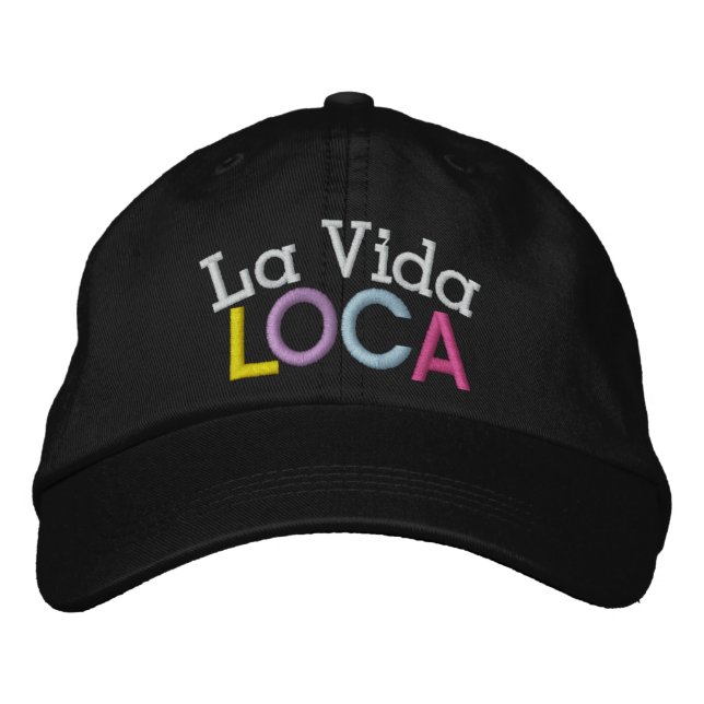 The CrAzY Life .... : ) by SRF Embroidered Hat (Front)