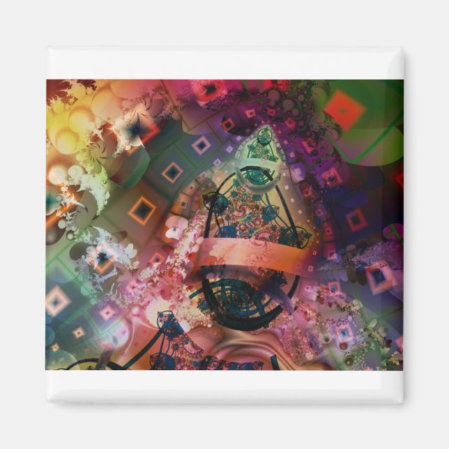 The Crazy Man's Vision Magnet (Front)