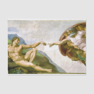 The Creation of Adam by Michelangelo Tissue Paper