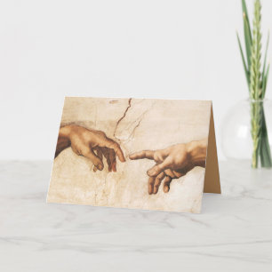The Creation of Adam Card
