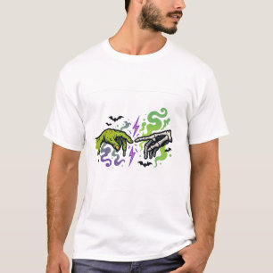 The Creation of Adam – Halloween Cartoon Parody T-Shirt