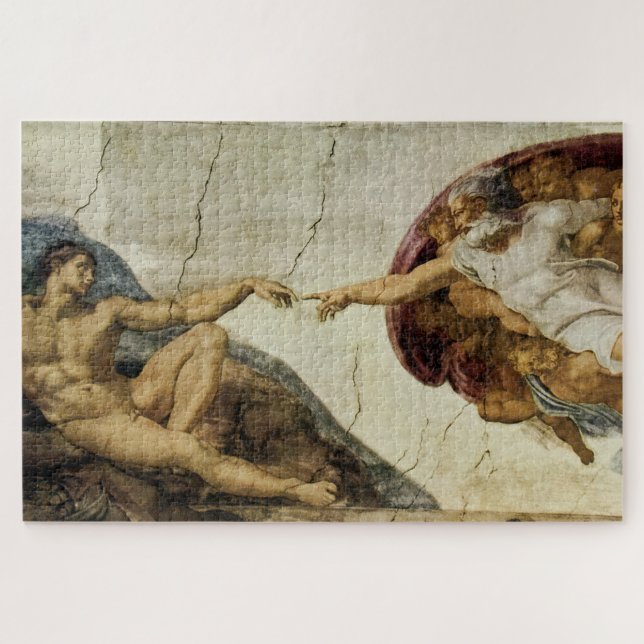 The Creation of Adam Jigsaw Puzzle (Horizontal)