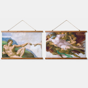 The Creation of Adam, Michelangelo Hanging Tapestry