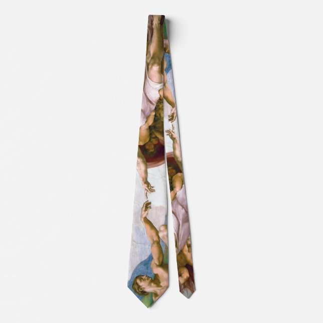 The Creation of Adam, Michelangelo Tie (Front)