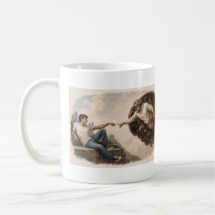 The Creation of Adam - Modern Twist Coffee Mug