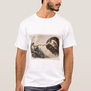 The Creation of Adam - Modern Twist T-shirt