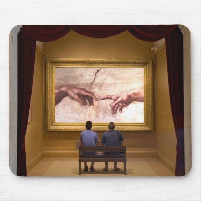 THE CREATION OF ADAM-MOUSEPAD MOUSE PAD (Front)
