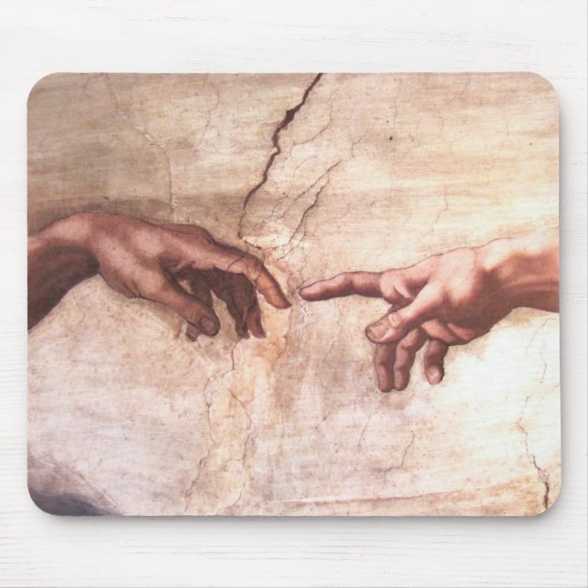 THE CREATION OF ADAM-MOUSEPAD MOUSE PAD (Front)