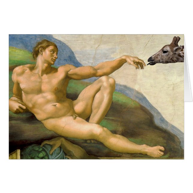 The Creation Of Adam Parody (Front Horizontal)