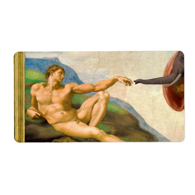 The Creation Of Adam Parody (Front)