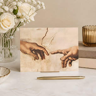 The Creation of Adam Postcard