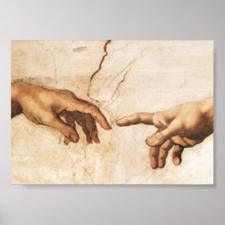 The Creation of Adam Poster