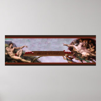 The Creation of Beer Pong Poster
