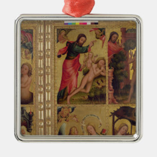 The Creation of Eve, a panel from Grabower Metal Ornament