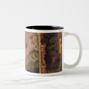 The Creation of Eve, a panel from Grabower Two-Tone Coffee Mug