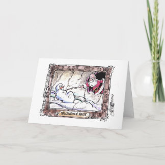 The Creation of Frosty Holiday Card