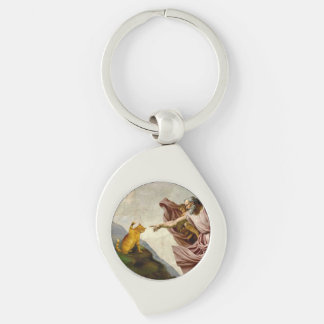 The Creation of Purrfection Key Ring