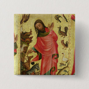 The Creation of the Animals 15 Cm Square Badge
