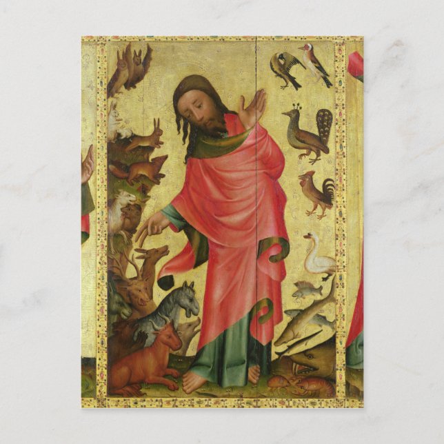 The Creation of the Animals Postcard (Front)