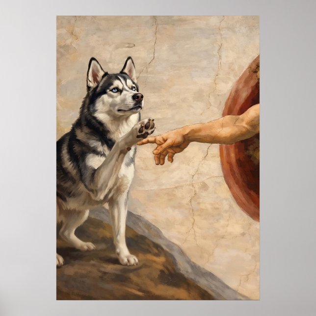 The Creation of the Husky Poster (Front)