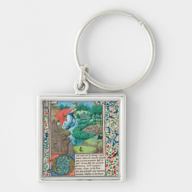 The Creation World, from 'Traite de Medecine' Key Ring (Front)