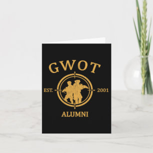 The Creative Armoury Gwot Global War On Terrorism Card