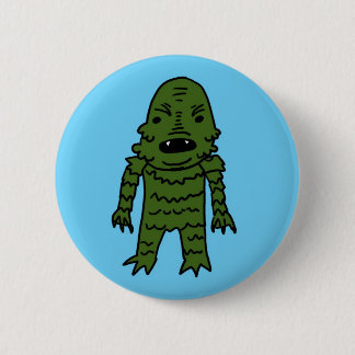 The Creature from the Black Lagoon 6 Cm Round Badge