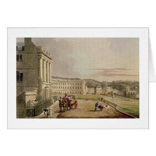 The Crescent, detail of the street, from 'Bath Ill