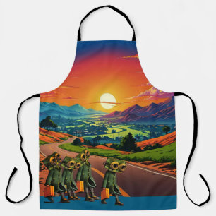 The crew is moving on apron