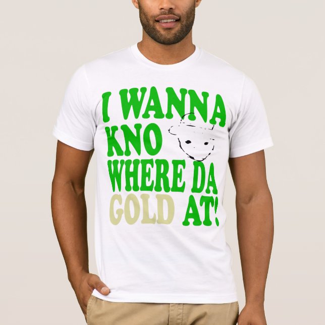 The Crichton Leprechaun Gold Remix Tee T Shirt (Front)