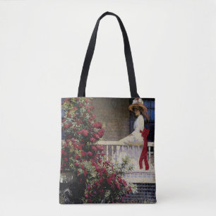 The Crimson Rambler Tote Bag